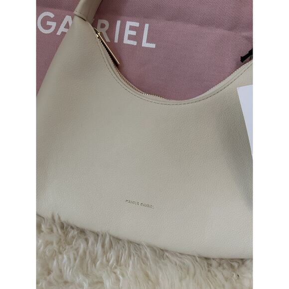 Mansur Gavriel Candy Mini Croc Embossed Hobo - Jasmi - Picture 6 of 9